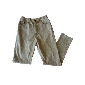 Vintage Guess Jeans Womens 30 George Marciano Made‎ In USA Tan High Waist
